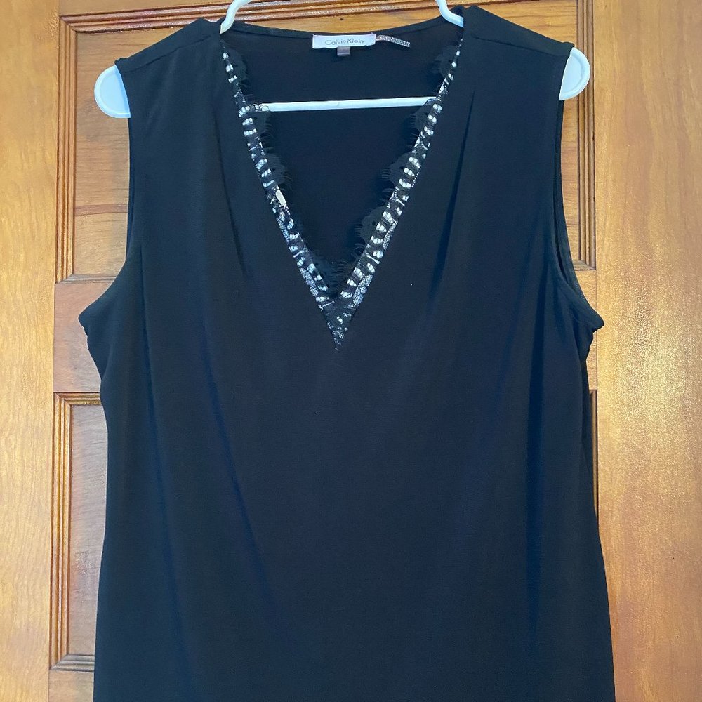 Calvin Klein Sleeveless Blouse Size L